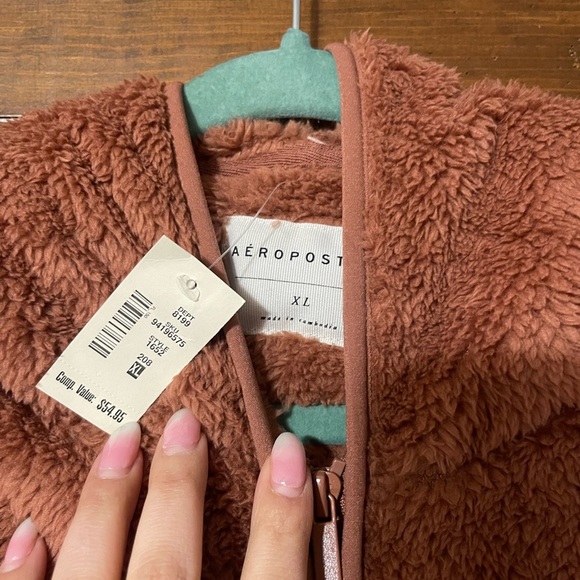 Aeropostale brown crop sweater jr size xl - Picture 3 of 6